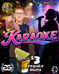 MUG Karaoke | Sat Mar 21