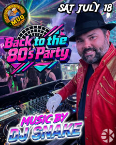 BACK TO THE 80’s | Sat Jul 18